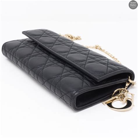 christian dior womens wallet|Dior wallet on chain price.